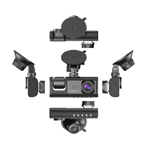 3 Way Dash Camera Full HD